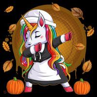 Funny Thanksgiving Dabbing Unicorn Pilgrim Coffee Mug thumb 5