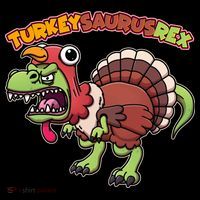 Funny Turkeysaurusrex Dinosaur In Turkey Costume Ornament thumb 1