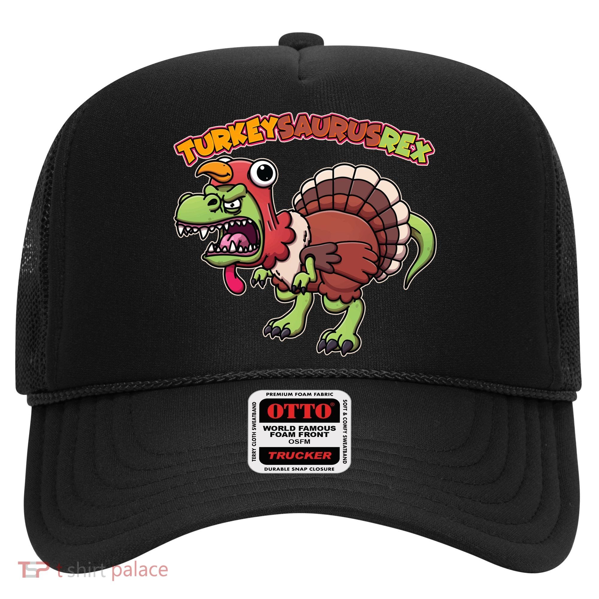 Funny Turkeysaurusrex Dinosaur In Turkey Costume Hat