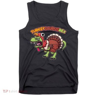 Funny Turkeysaurusrex Dinosaur In Turkey Costume Tank Top