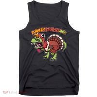 Funny Turkeysaurusrex Dinosaur In Turkey Costume Tank Top thumb 0