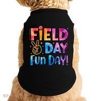 Funny Tie Dye Field Day Fun Day For Teacher Field Day Meaningful Gift Doggie Tank thumb 0
