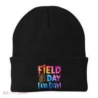 Funny Tie Dye Field Day Fun Day For Teacher Field Day Meaningful Gift Beanie thumb 0