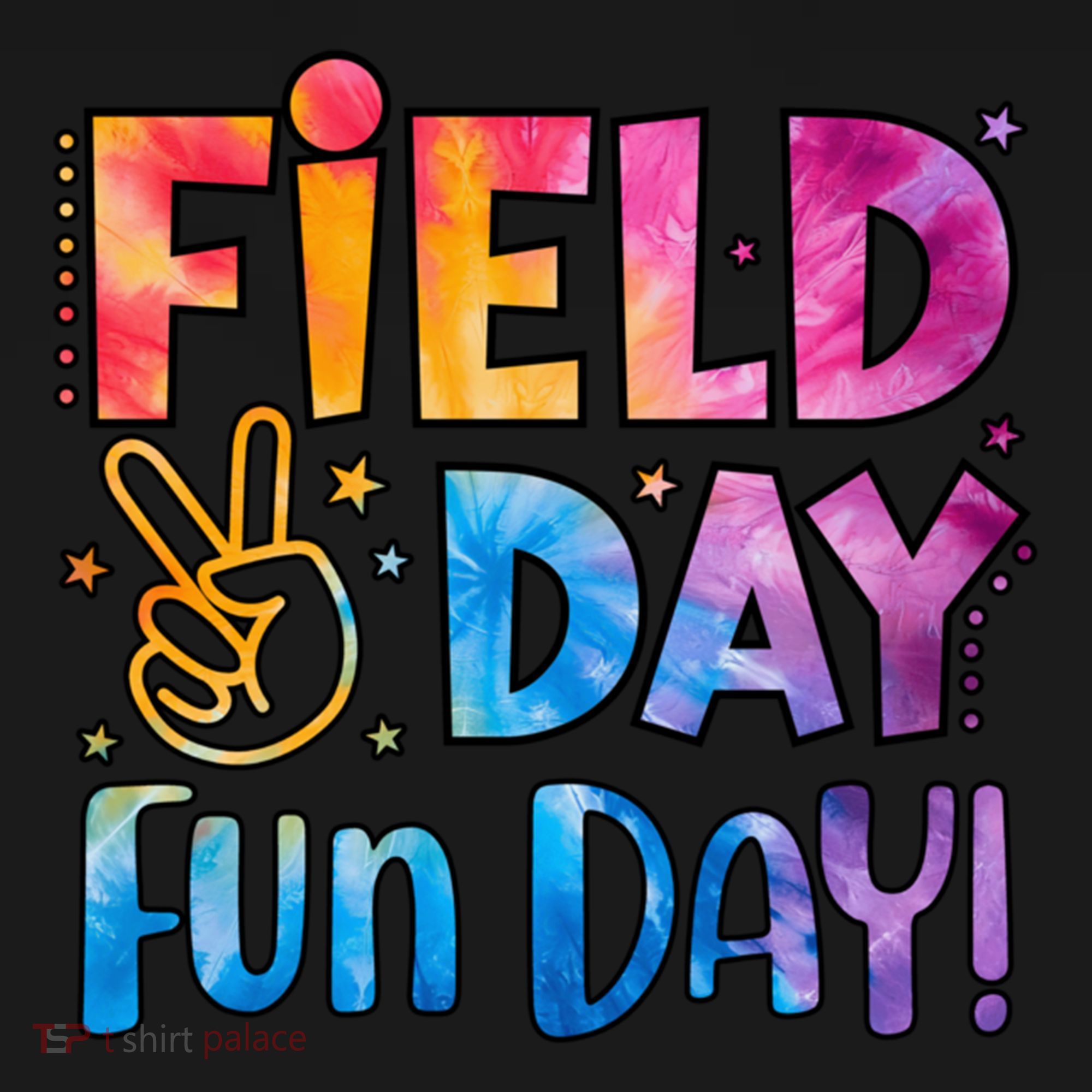 Funny Tie Dye Field Day Fun Day For Teacher Field Day Meaningful Gift Women's Hoodie