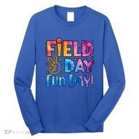 Funny Tie Dye Field Day Fun Day For Teacher Field Day Meaningful Gift Long Sleeve Shirt thumb 0