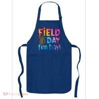 Funny Tie Dye Field Day Fun Day For Teacher Field Day Meaningful Gift Apron thumb 0