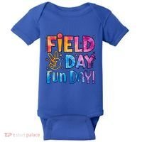 Funny Tie Dye Field Day Fun Day For Teacher Field Day Meaningful Gift Baby Bodysuit thumb 0