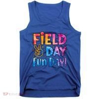 Funny Tie Dye Field Day Fun Day For Teacher Field Day Meaningful Gift Tank Top thumb 0