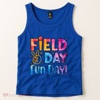 Funny Tie Dye Field Day Fun Day For Teacher Field Day Meaningful Gift Tank Top thumb 2