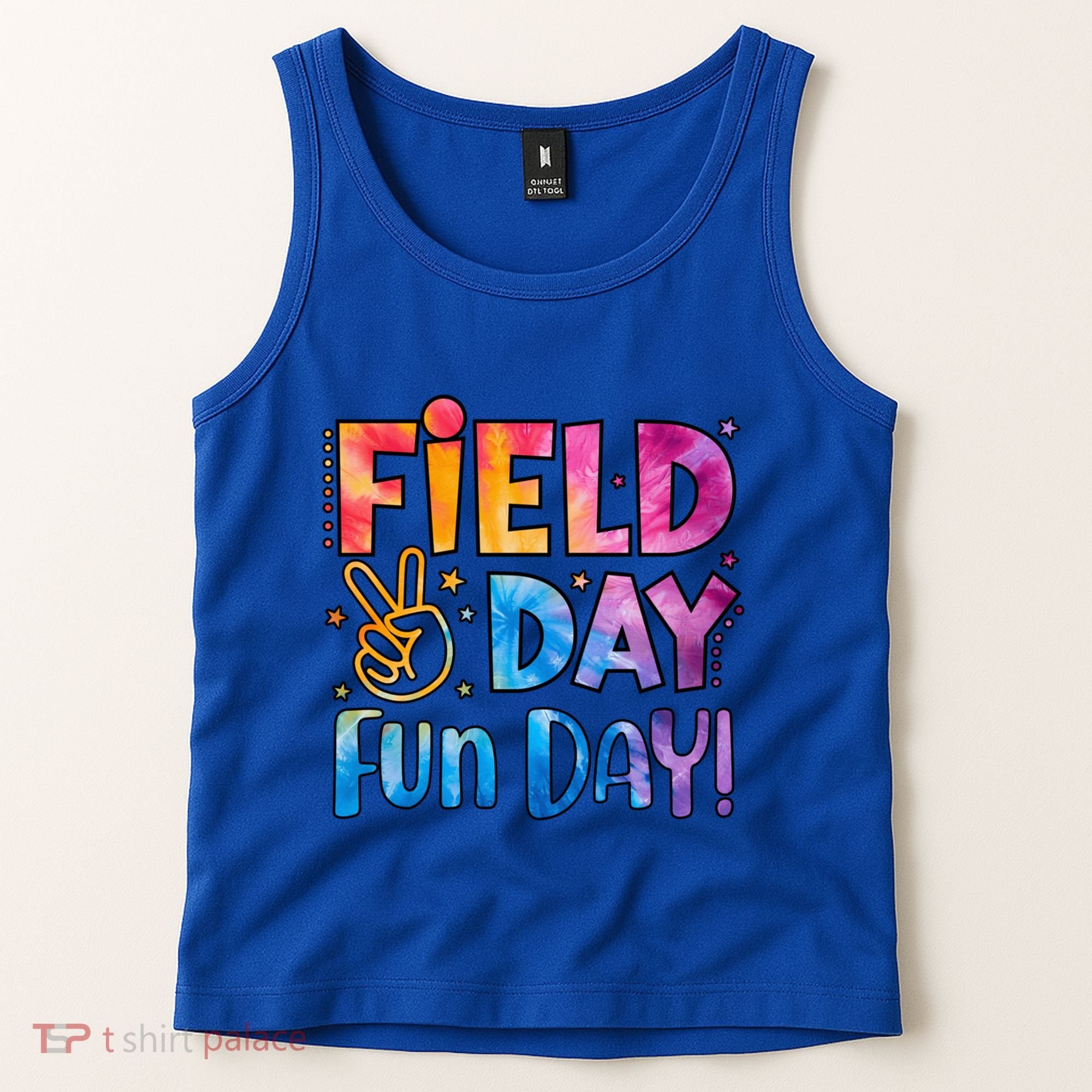 Funny Tie Dye Field Day Fun Day For Teacher Field Day Meaningful Gift Tank Top