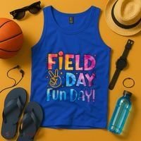 Funny Tie Dye Field Day Fun Day For Teacher Field Day Meaningful Gift Tank Top thumb 4