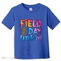 Funny Tie Dye Field Day Fun Day For Teacher Field Day Meaningful Gift Toddler T-Shirt thumb 0