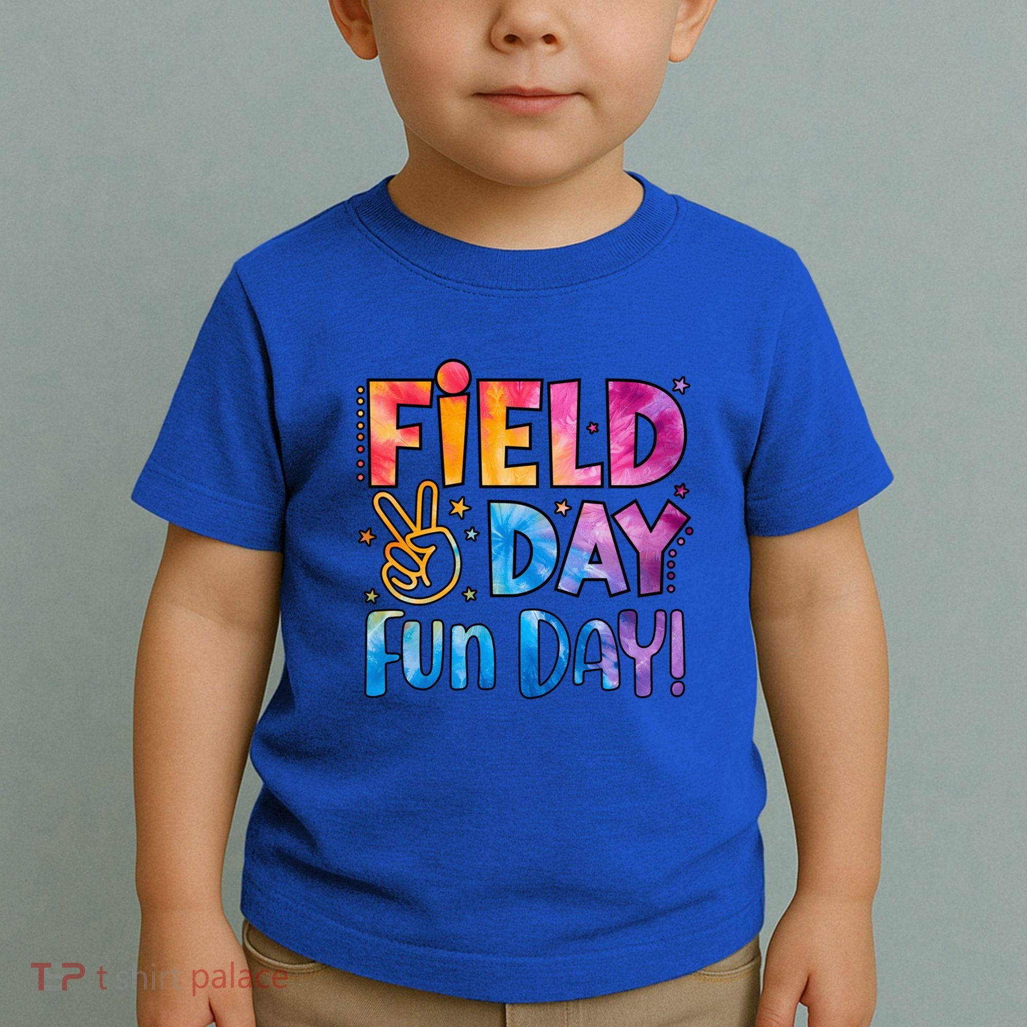 Funny Tie Dye Field Day Fun Day For Teacher Field Day Meaningful Gift Toddler T-Shirt
