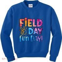 Funny Tie Dye Field Day Fun Day For Teacher Field Day Meaningful Gift Kids Sweatshirt thumb 0