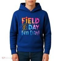 Funny Tie Dye Field Day Fun Day For Teacher Field Day Meaningful Gift Kids Hoodie thumb 4