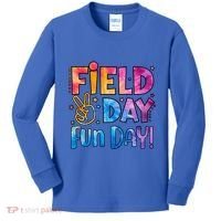 Funny Tie Dye Field Day Fun Day For Teacher Field Day Meaningful Gift Kids Long Sleeve Shirt thumb 0