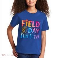 Funny Tie Dye Field Day Fun Day For Teacher Field Day Meaningful Gift Kids T-Shirt thumb 2