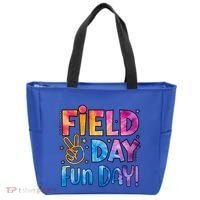 Funny Tie Dye Field Day Fun Day For Teacher Field Day Meaningful Gift Tote Bag thumb 0