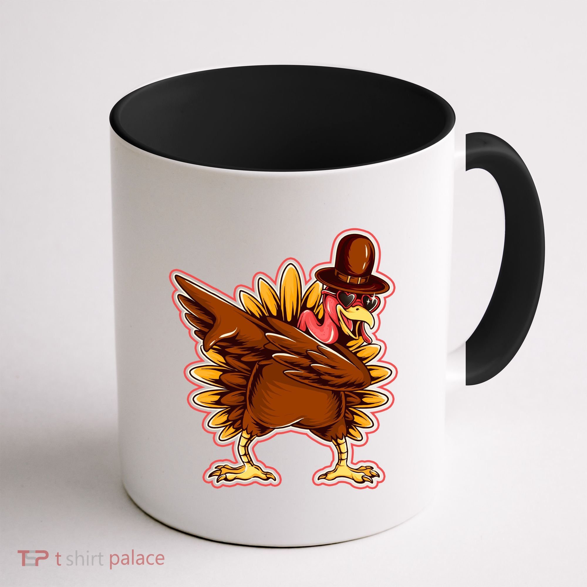 Funny Thanksgiving Dabbing Turkey Coffee Mug
