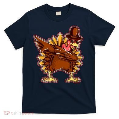 Funny Thanksgiving Dabbing Turkey T-Shirt