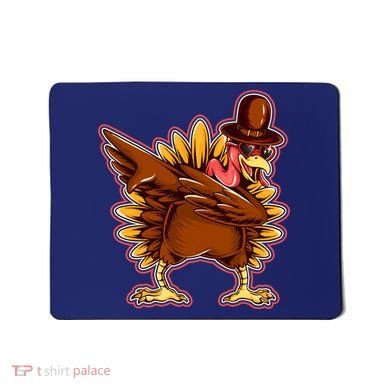Funny Thanksgiving Dabbing Turkey Mousepad