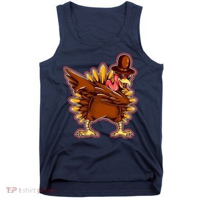 Funny Thanksgiving Dabbing Turkey Tank Top