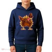 Funny Thanksgiving Dabbing Turkey Kids Hoodie thumb 4