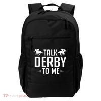 Funny Talk Derby To Me Horse Racing Backpack thumb 0
