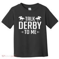 Funny Talk Derby To Me Horse Racing Toddler T-Shirt thumb 0