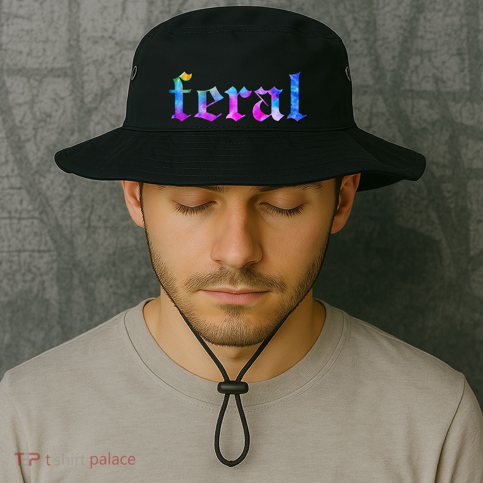 Feral Tie Dye Bucket Hat