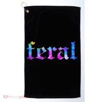 Feral Tie Dye Golf Towel thumb 0