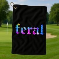 Feral Tie Dye Golf Towel thumb 1