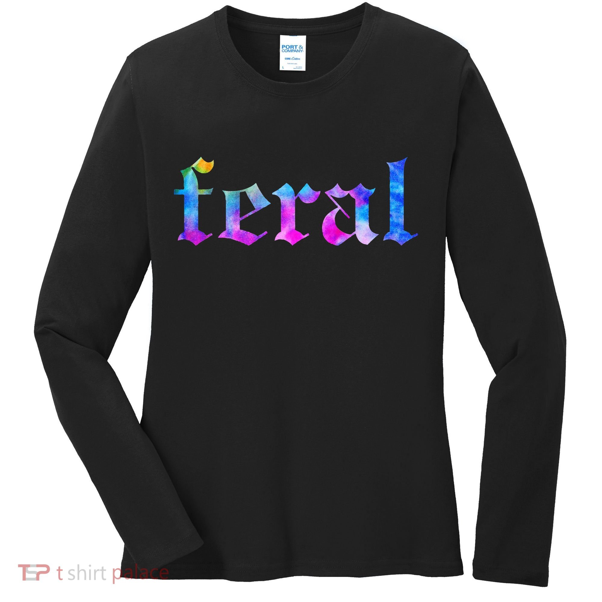 Feral Tie Dye Women's Long Sleeve Shirt
