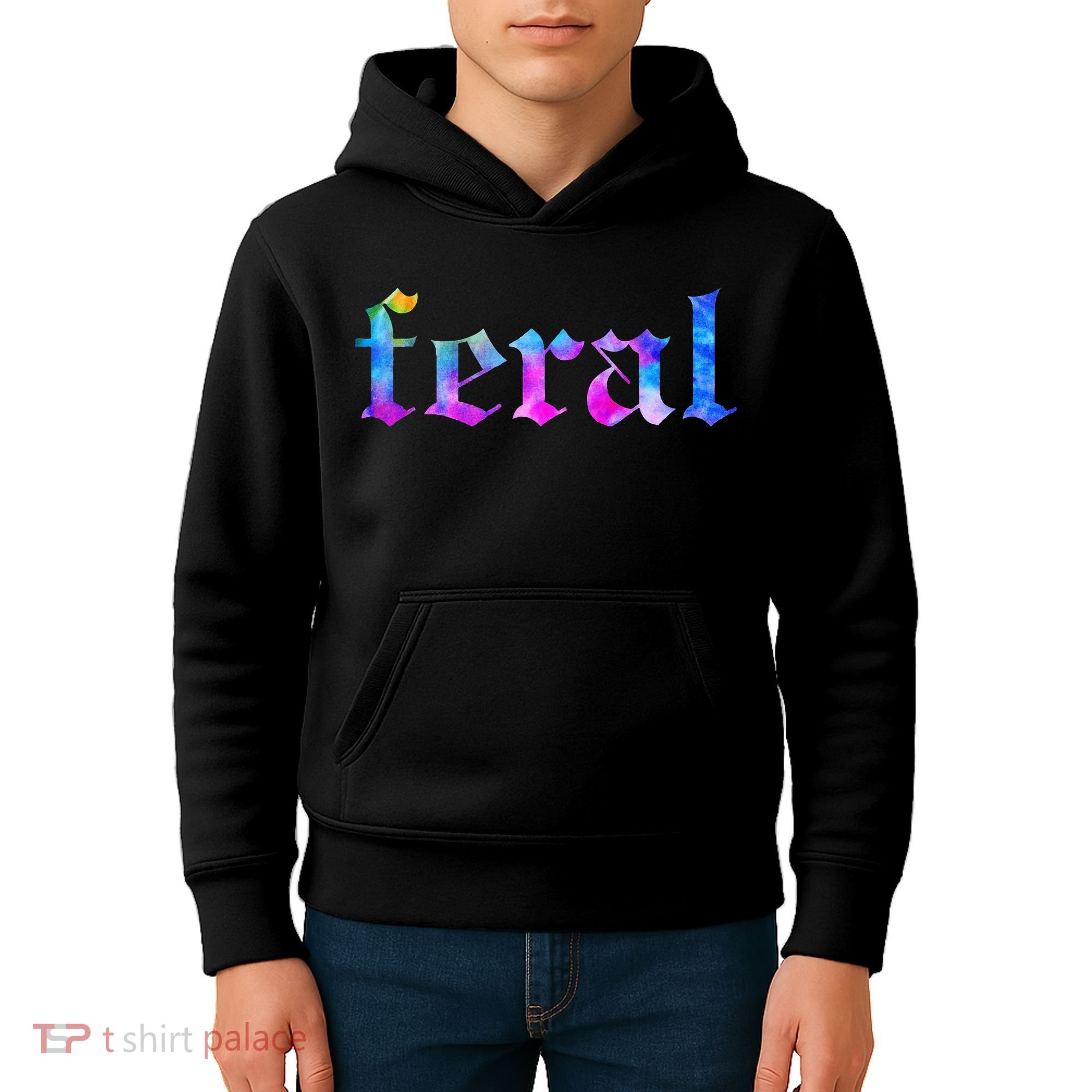 Feral Tie Dye Kids Hoodie