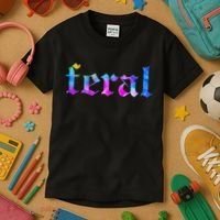 Feral Tie Dye Kids T-Shirt thumb 3