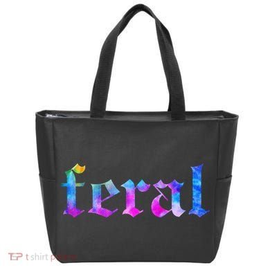 Feral Tie Dye Tote Bag