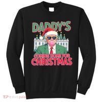 Funny Trump Daddys Home For Christmas 45 47 Trump Won Again Sweatshirt thumb 0