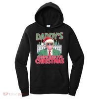 Funny Trump Daddys Home For Christmas 45 47 Trump Won Again Women's Hoodie thumb 0