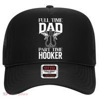 Full Time Dad Part Time Hooker Funny Fishing Dad Cool Gift Hat thumb 0