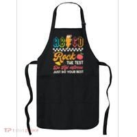 Funny Test Day Abcd Pen Rock The Test Motivational Students Apron thumb 0