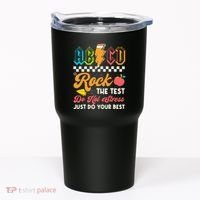 Funny Test Day Abcd Pen Rock The Test Motivational Students Tumbler thumb 0