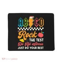 Funny Test Day Abcd Pen Rock The Test Motivational Students Mousepad thumb 0