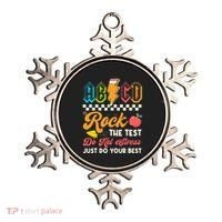 Funny Test Day Abcd Pen Rock The Test Motivational Students Ornament thumb 0