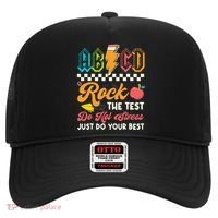 Funny Test Day Abcd Pen Rock The Test Motivational Students Hat thumb 0