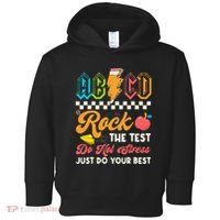 Funny Test Day Abcd Pen Rock The Test Motivational Students Toddler Hoodie thumb 0