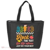 Funny Test Day Abcd Pen Rock The Test Motivational Students Tote Bag thumb 0
