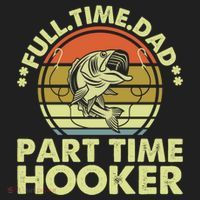 Full Time Dad Part Time Hooker Papa Funny Funny Gift Hat thumb 2