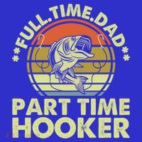 Full Time Dad Part Time Hooker Papa Funny Funny Gift Visor thumb 3