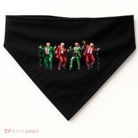 Funny Trump Dance Santa Claus Christmas USA-Made Doggie Bandana thumb 0