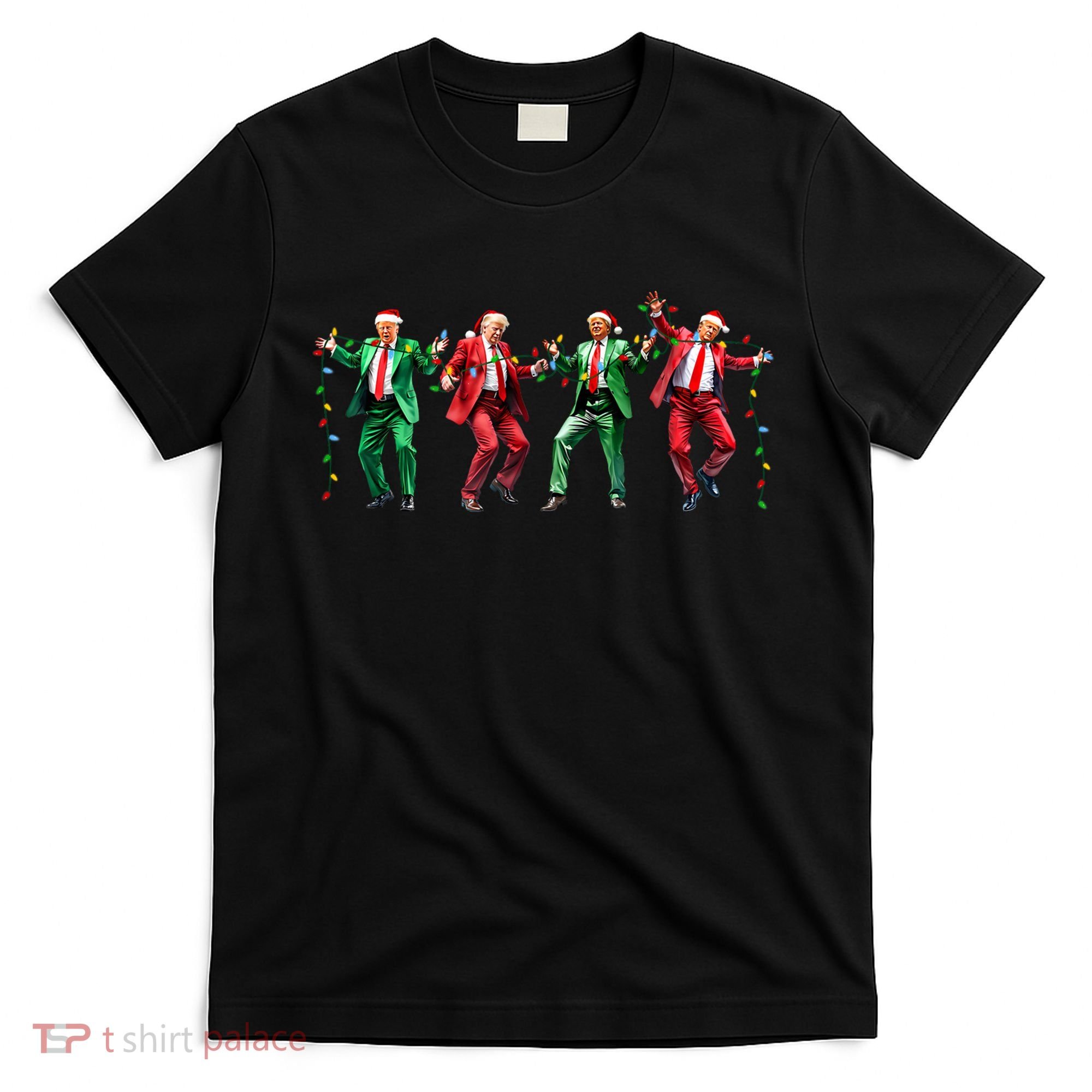 Funny Trump Dance Santa Claus Christmas T-Shirt